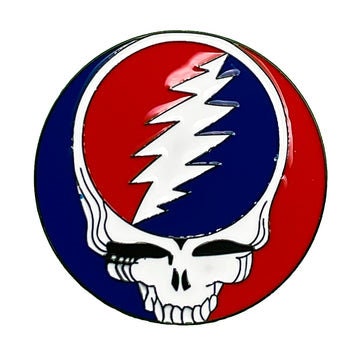 GRATEFUL DEAD Steal Your Face Lapel Pin - 1.25 Inch - Jerry Garcia Rock Band Craft Supply