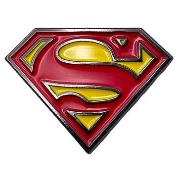 SUPERMAN Logo Lapel Pin - 1.25 Inch - Classic Logo Show Movie Series DC Comics Craft Supply