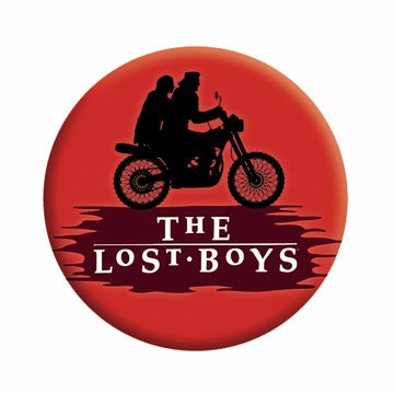 LOST BOYS Movie Motorcycle Pinback Button Badge - Jason Patric Horror Vampire Movie Classic - Round 1.25" Button Craft Supply