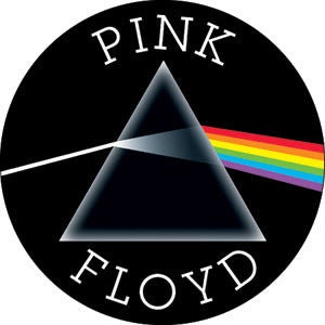 PINK FLOYD Album Logo Pinback Button Badge - Dark Side Of The Moon - Round 1.25" Button Craft Supply