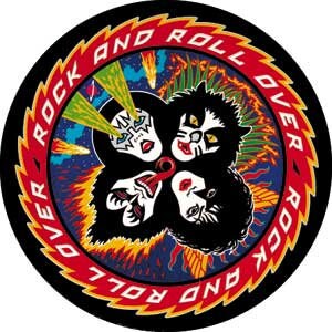 KISS Rock & Roll Over Pinback Button Badge - Rock and Roll Over Studio Album Rock Band - Round 1.25" Button Craft Supply