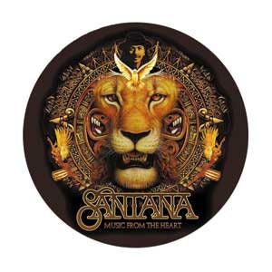 SANTANA Lion Logo Pinback Button Badge - Carlos Santana American Latin Rock Band - Round 1.25" Button Craft Supply