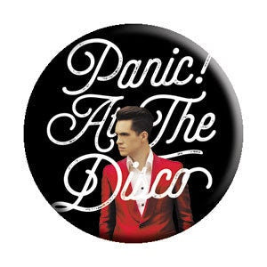 Panic At The Disco Brendon Red Jacket Pinback Button Badge - Brendon Urie American Pop Rock Band - Round 1.25" Button Craft Supply