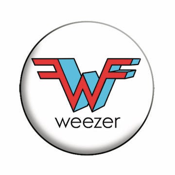 WEEZER Band Logo Pinback Button Badge - American Rock Band Album Music - Round 1.25" Button Craft Supply