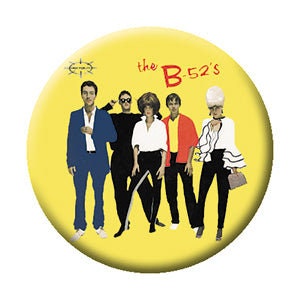The B-52's Group Pinback Button Badge - American Rock Band Album Music - Round 1.25" Button Craft Supply