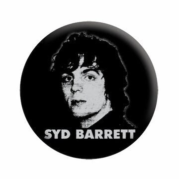 SYD BARRETT Pink Floyd Static Logo Pinback Button Badge - American Rock Band Album Music - Round 1.25" Button Craft Supply