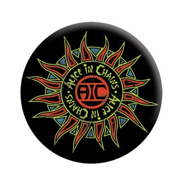 ALICE IN CHAINS Sun Pinback Button Badge - Sunshine Song American Rock Band Album Music - Round 1.25" Button Craft Supply