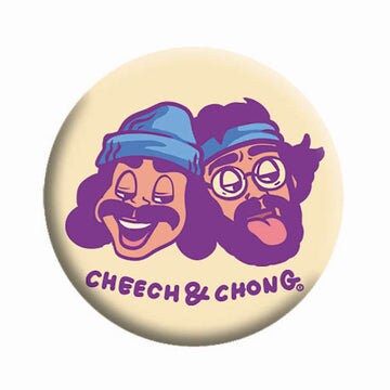 CHEECH & CHONG Pinback Button Badge - Comedy Icons Comedian Duo - Round 1.25" Button Craft Supply