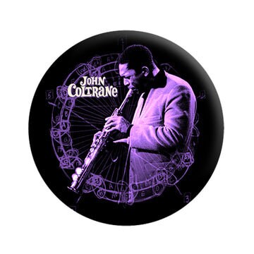 JOHN COLTRANE Numbers Live - Pinback Button Badge - American Jazz Saxophonist Band Composer - Round 1.25" Button Craft Supply