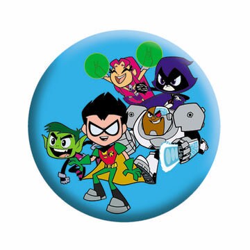 TEEN TITANS Go! Group Pinback Button Badge - DC Cartoon Network Animation Anime Series - Round 1.25" Button Craft Supply