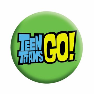 TEEN TITANS Go! Logo Pinback Button Badge - DC Cartoon Network Animation Anime Series - Round 1.25" Button Craft Supply