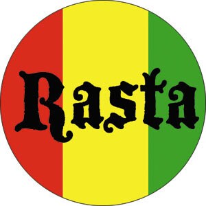 RASTA Pinback Button Badge - Reggae Music Rastafari Rasta Jamaica Africa - Round 1.25" Button Craft Supply