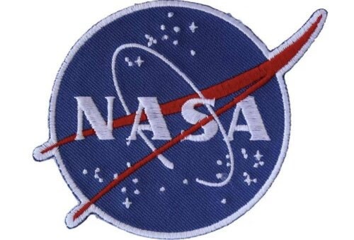 NASA Space Official Logo Patch - 3.5x3 inch - Motorcycle Embroidered Patch Appliqué Craft Supply
