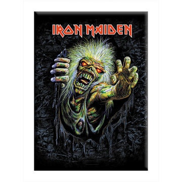 IRON MAIDEN Dying Magnet - 2.5x3.5 Inch - Magnet for Refrigerators and Lockers - Rock Band Craft Supply