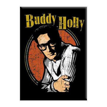 BUDDY HOLLY Pop Magnet - 2.5x3.5 Inch - Magnet for Refrigerators and Lockers - American singer-songwriter