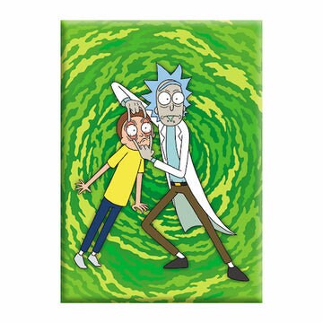 RICK & MORTY Open Your Eyes Magnet - 2.5x3.5 Inch - Magnet for Refrigerators and Lockers - Adult Swim Cartoon Network Animated TV Series