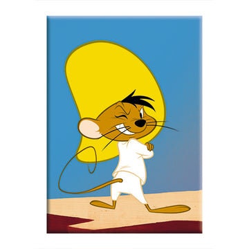 SPEEDY GONZALEZ Looney Tunes Magnet - 2.5x3.5 Inch - Looney Tunes Speedy Gonzalez Cartoon Classic Magnet for Refrigerators and Lockers