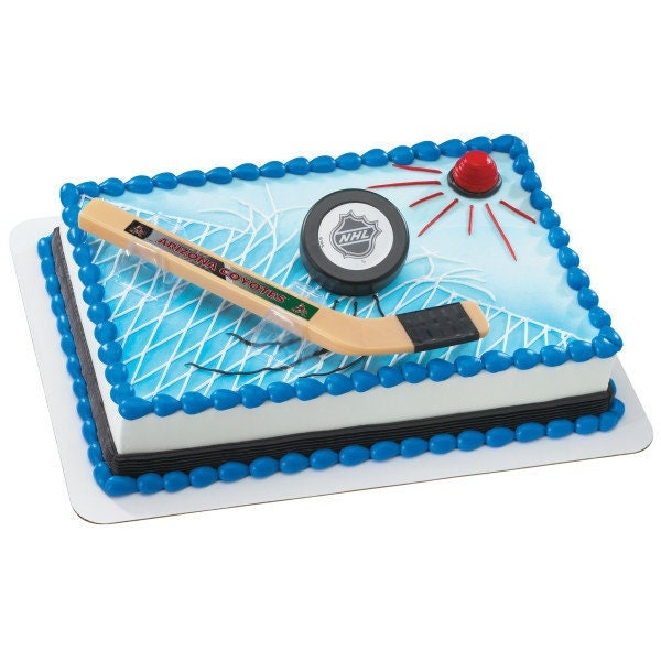 ARIZONA COYOTES Cake Topper NHL Slap Shot Cake Decoration Decoset Birthday Craft Supply