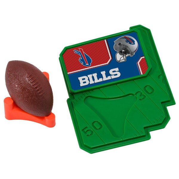 BUFFALO BILLS Cake Topper NFL Football Tee Field - Buffalo Bills Football Cake Decoration Topper Decoset Birthday Craft Supply