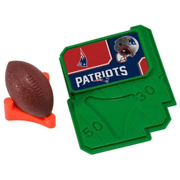 NEW ENGLAND PATRIOTS Cake Topper Nfl Football Tee Field - New England Patriots Football Cake Decoration Topper Decoset Birthday Craft Supply