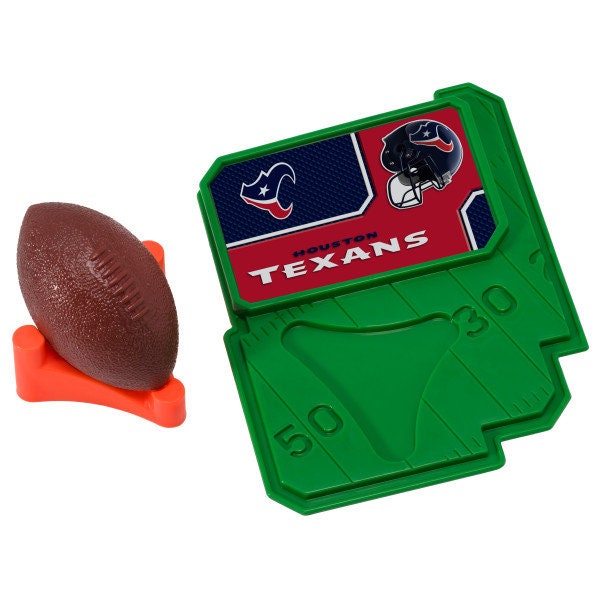 HOUSTON TEXANS Cake Topper NFL Football Tee Field - Houston Texans Football Cake Decoration Topper Decoset Birthday Craft Supply