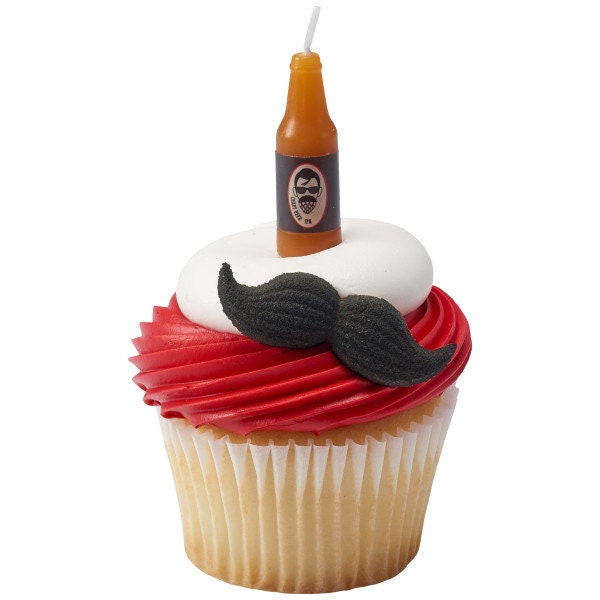 BEER BOTTLE Shaped Birthday Candles - Beer Drinker Father's Day Cake Candles Cupcake Toppers for Party Decoration Craft Supply