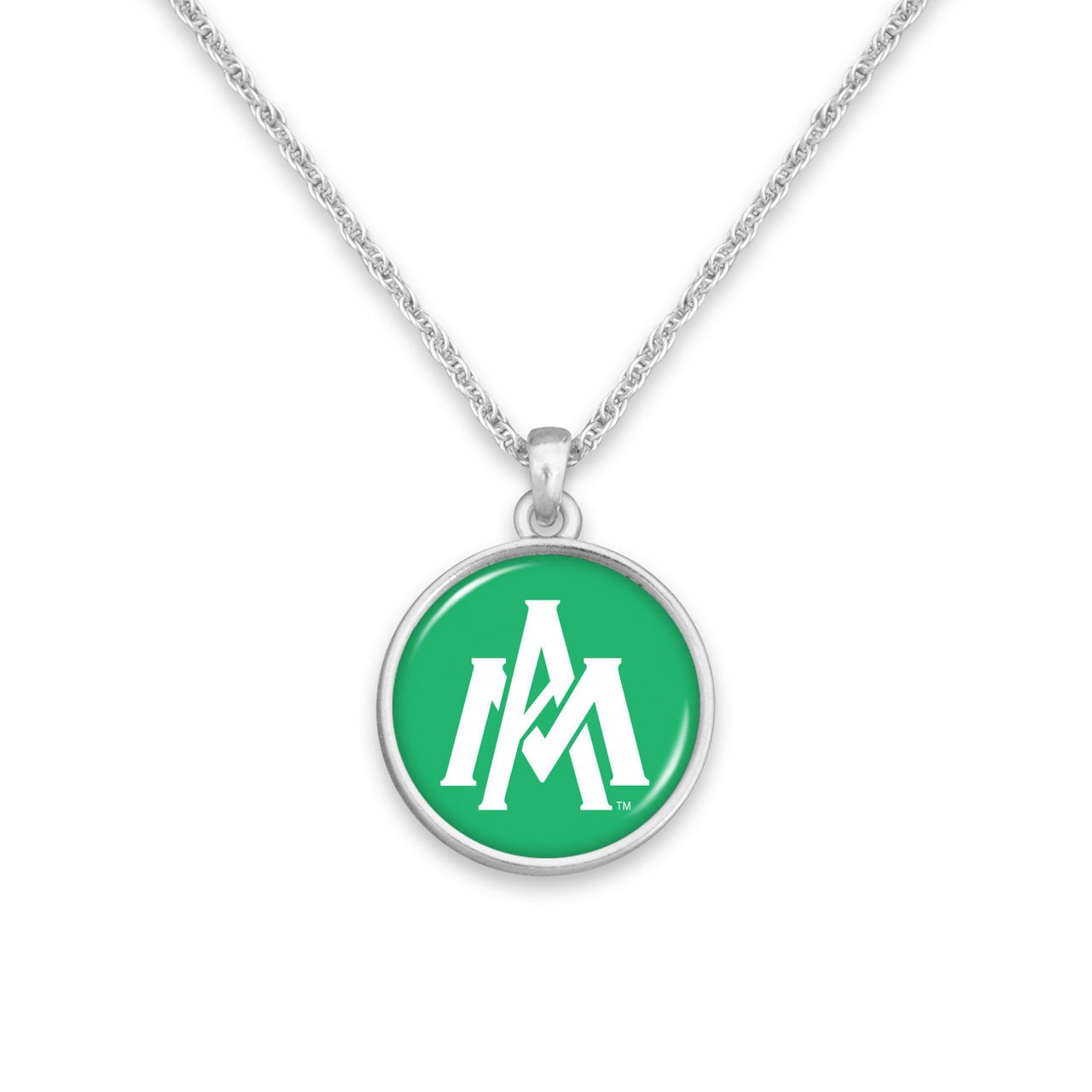 Officially Licensed Arkansas-Monticello Boll Weevils Necklace - Pewter Charm Sterling Plated - University of Arkansas at Monticello