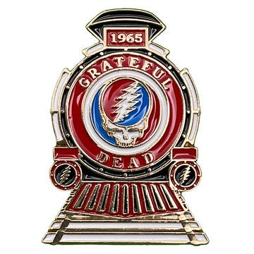 GRATEFUL DEAD Train Lapel Pin - 1.25 Inch - Jerry Garcia Grateful Dead Rock Band Tour Craft Supply