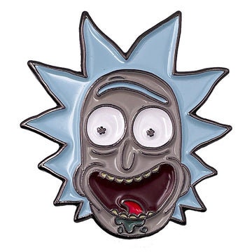 RICK MORTY Drunk Rick Lapel Pin - 1.25 Inch - Cartoon Network Adult Swim Rick Morty Summer Jerry Craft Supply