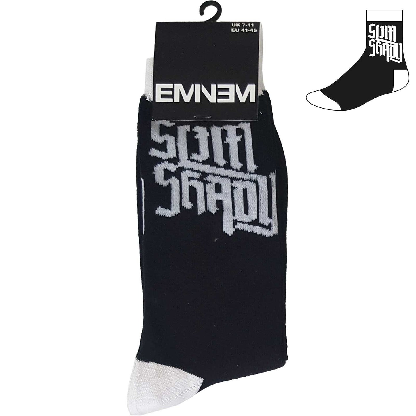 EMINEM Socks - Eminem Slim Shady Unisex Ankle Socks - Men's Adult 8-12 - Officially Licensed Craft Costume Supply