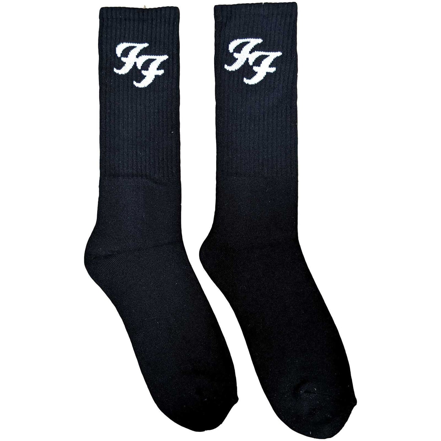 FOO FIGTHERS Socks - Foo Fighters FF Logo Unisex Socks - Men's Adult 8-12 - Officially Licensed Craft Costume Supply