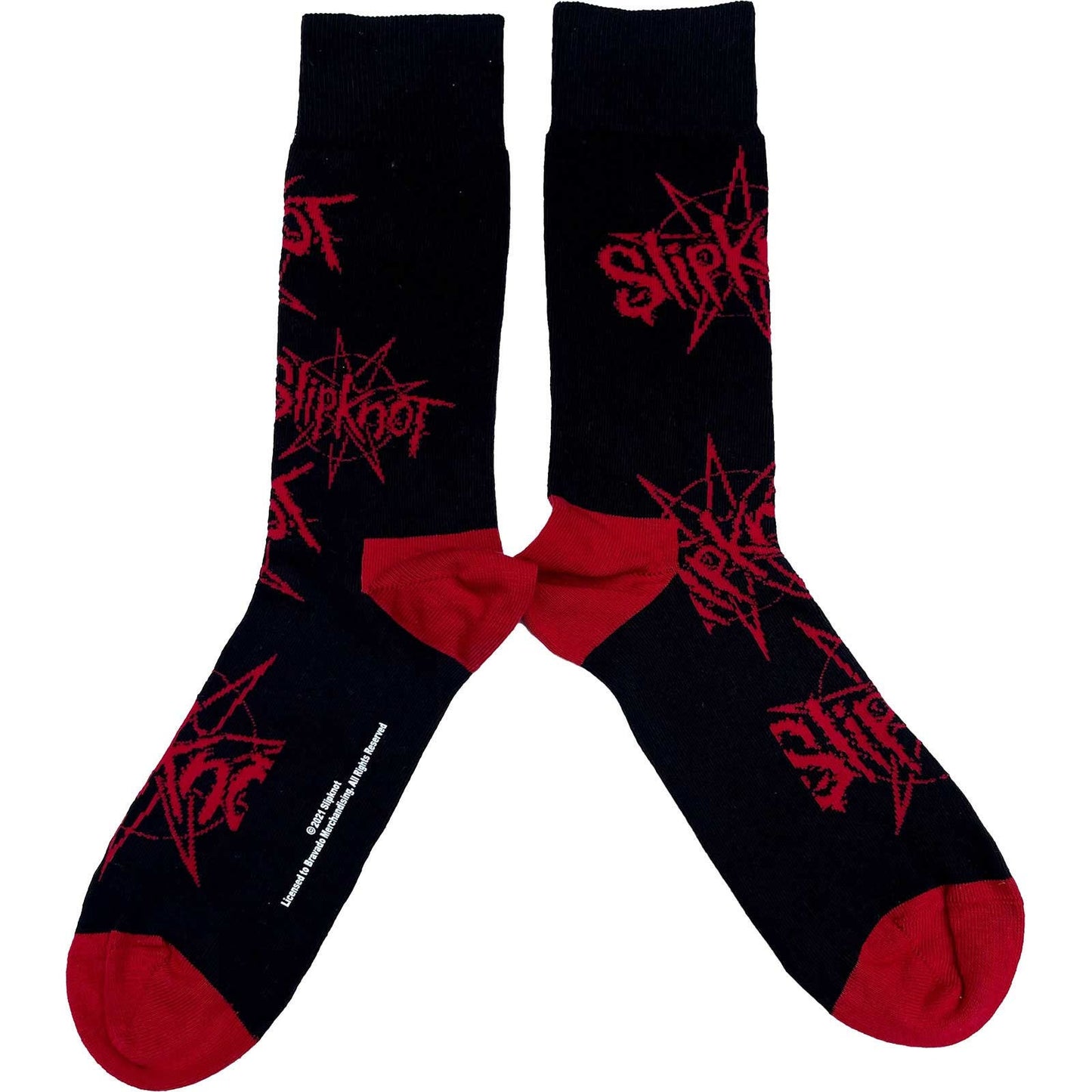 SLIPKNOT Socks - Slipknot Logo Nonagram Unisex Ankle Socks - Men's Adult 8-12 - Officially Licensed Craft Costume Supply