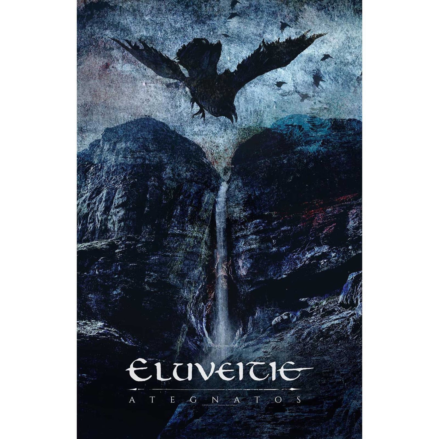 ELUVEITIE Textile Poster Flag - Approx 41x28 Inch - Eluveitie Ategnatos Textile Fabric Poster - Officially Licensed