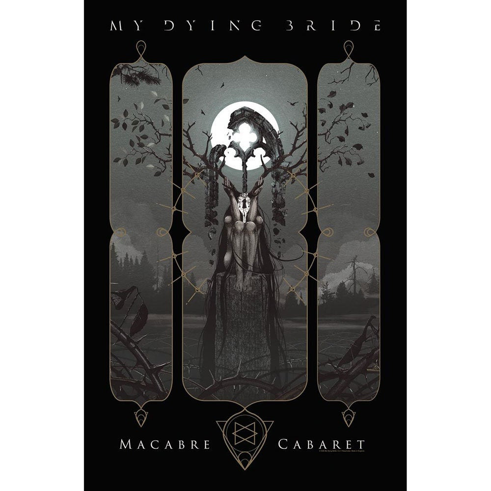 MY DYING BRIDE Textile Poster Flag - Approx 41x28 Inch - My Dying Bride Macabre Cabaret Textile Fabric Poster - Officially Licensed