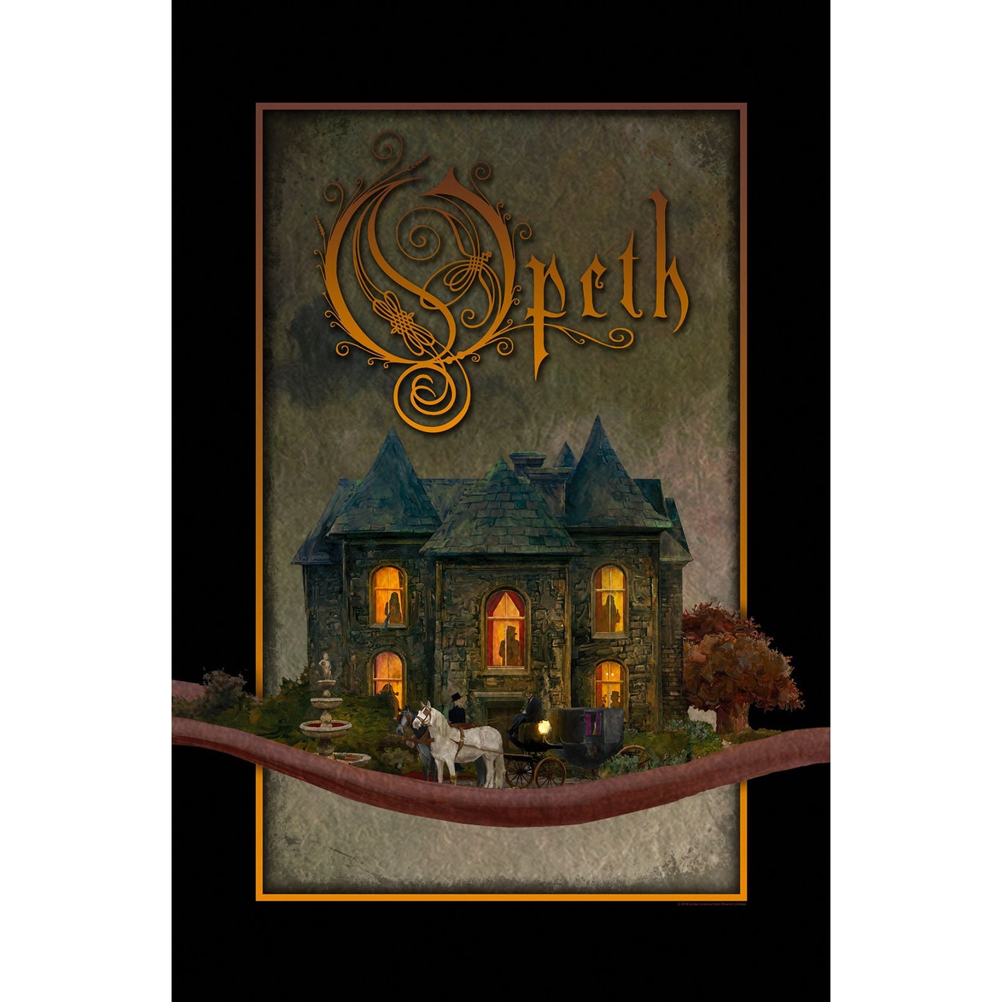 OPETH Textile Poster Flag - Approx 41x28 Inch - Opeth In Caude Venenum Textile Fabric Poster - Officially Licensed