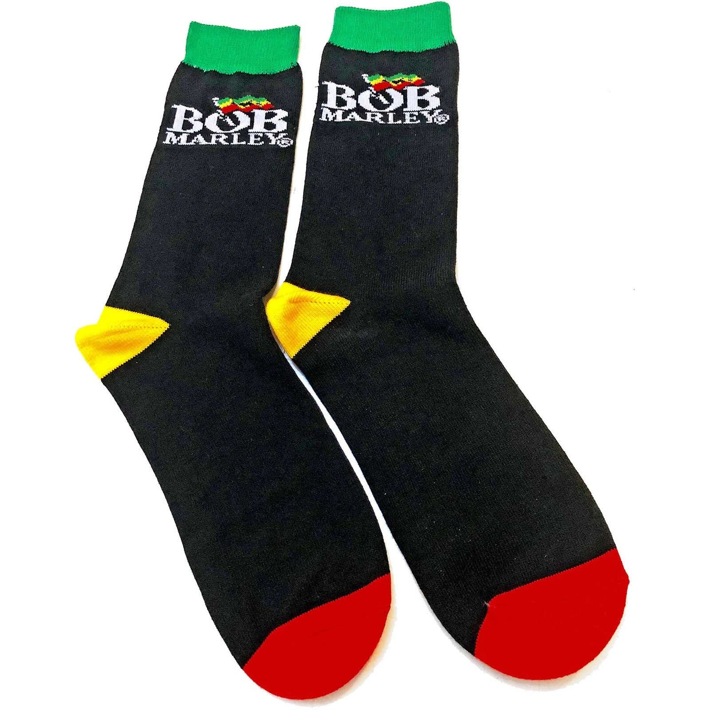 BOB MARLEY Socks - Bob Marley Rasta Pattern Unisex Ankle Socks - Men's Adult 8-12 - Officially Licensed Craft Costume Supply