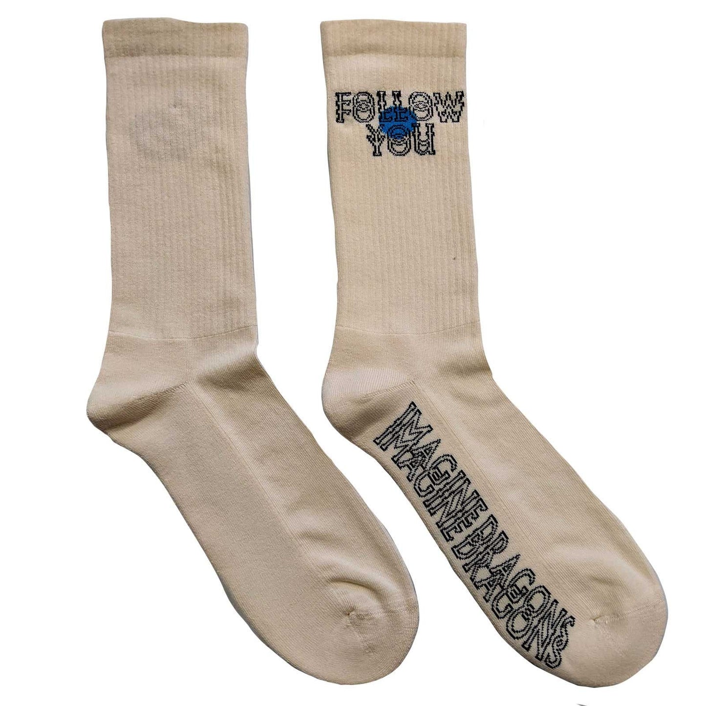 IMAGINE DRAGONS Socks - Imagine Dragons Follow You Unisex Ankle Socks - Men's Adult 8-12 - Officially Licensed Craft Costume Supply