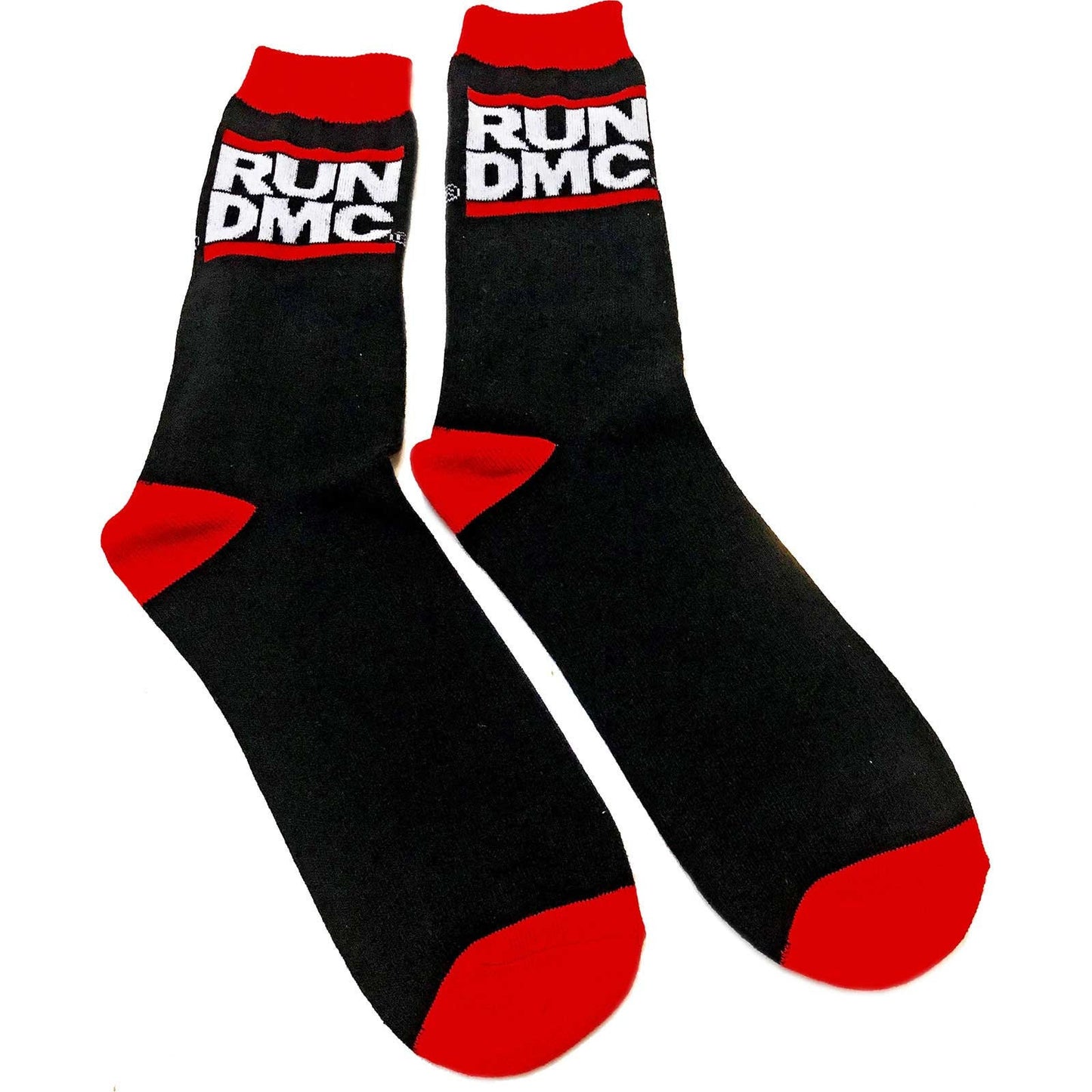 RUN DMC Socks - Run DMC Group Logo Unisex Ankle Socks - Men's Adult 8-12 - Officially Licensed Craft Costume Supply