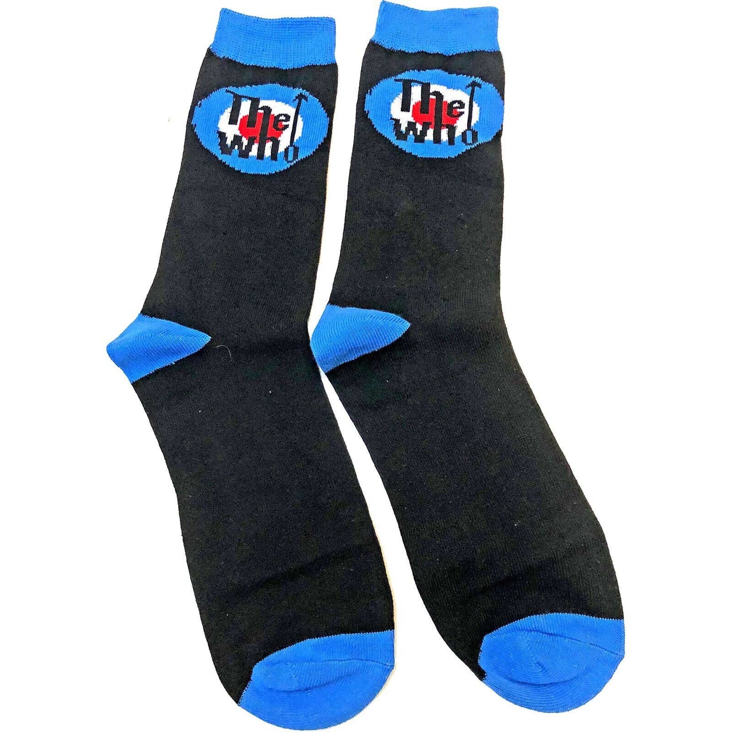 THE WHO Socks - The Who Target Logo Unisex Ankle Socks - Men's Adult 8-12 - Officially Licensed Craft Costume Supply