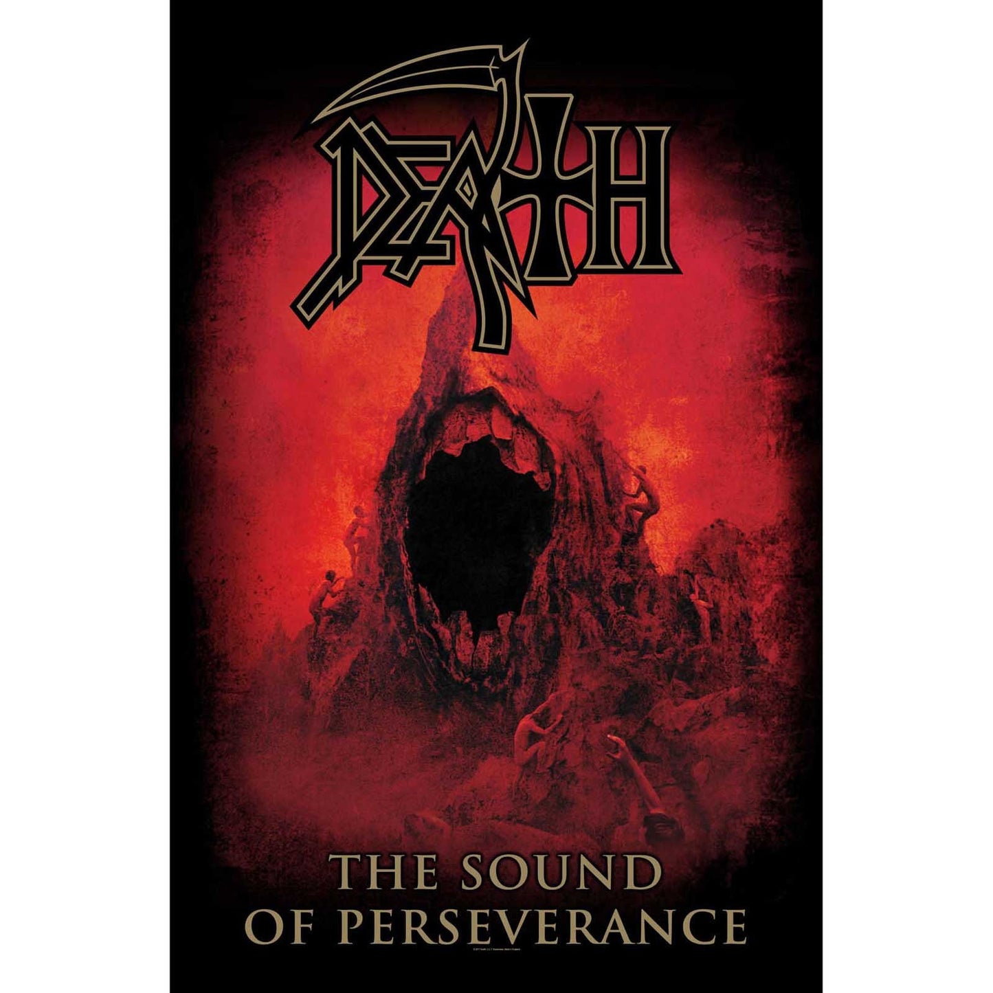 DEATH Textile Poster Flag - Approx 41x28 Inch - Death Sound Of Perseverance Textile Fabric Poster - Officially Licensed