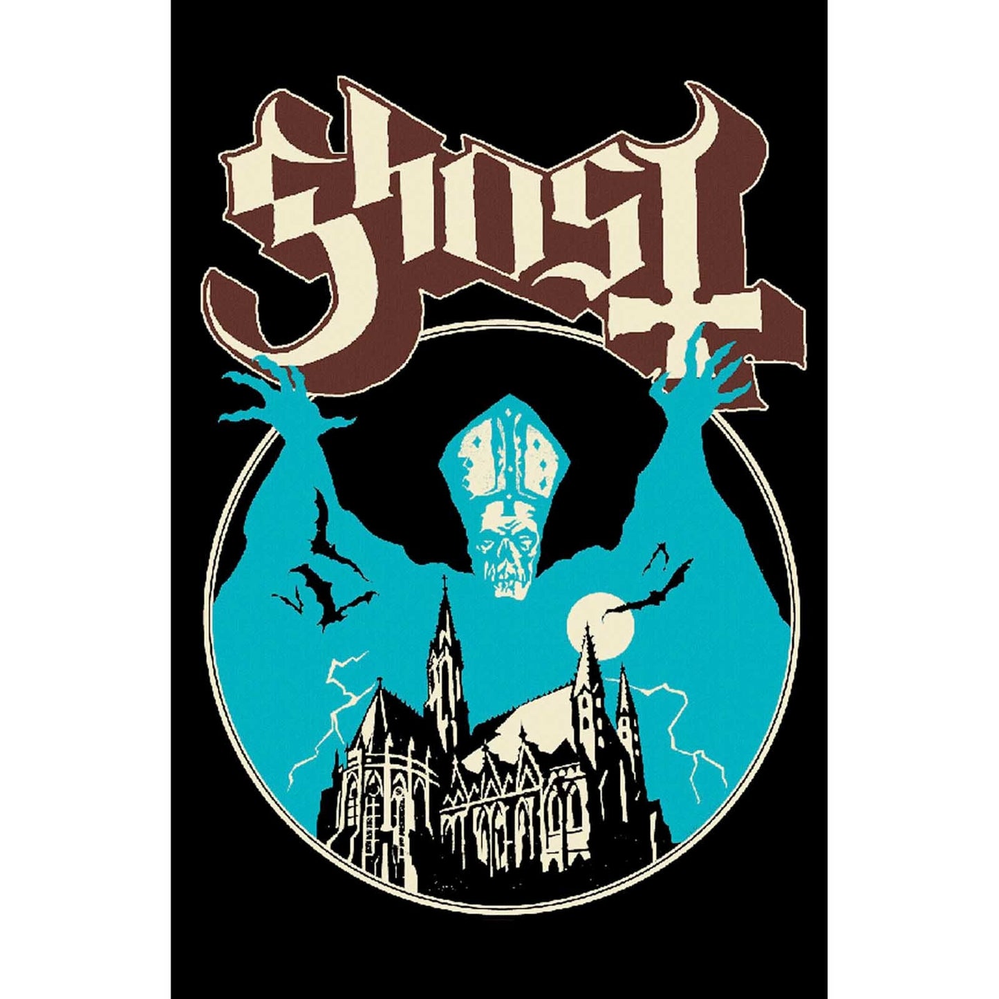 GHOST Textile Poster Flag - Approx 41x28 Inch - Ghost Opus Eponymous Textile Fabric Poster - Officially Licensed