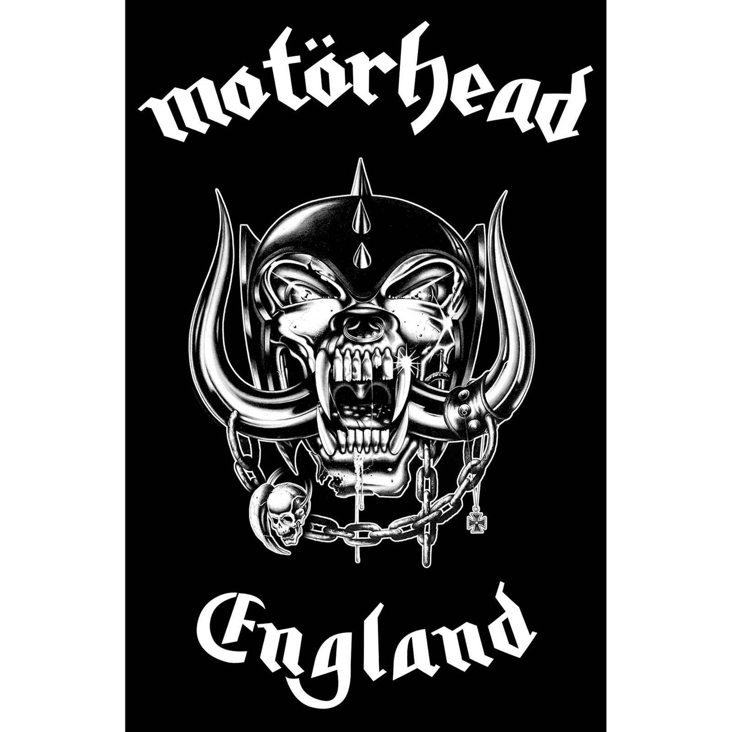 MOTORHEAD Textile Poster Flag - Approx 41x28 Inch - Motorhead England Textile Fabric Poster - Officially Licensed