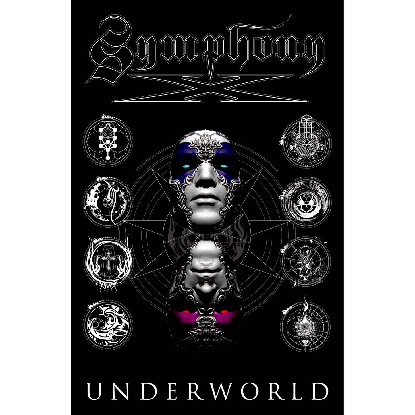 SYMPHONY X Textile Poster Flag - Approx 41x28 Inch - Symphony X Underworld Textile Fabric Poster - Officially Licensed
