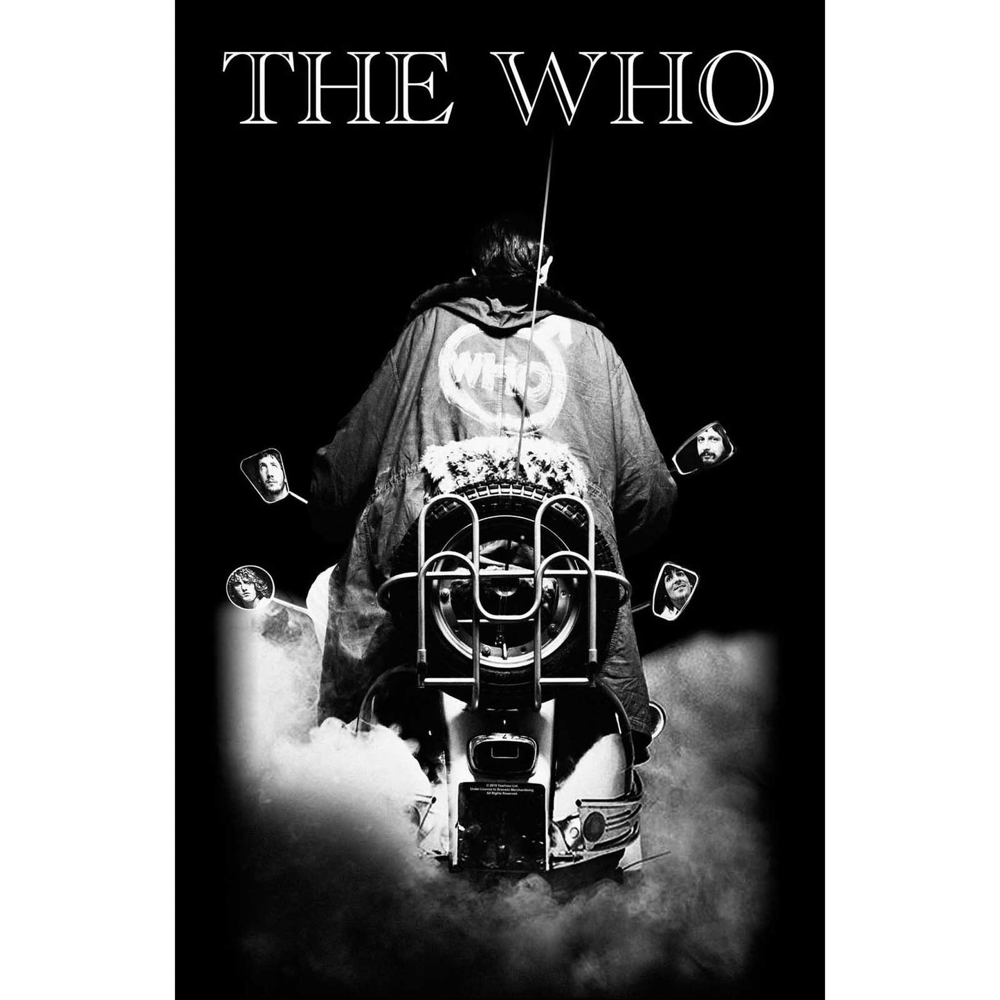 THE WHO Textile Poster Flag - Approx 41x28 Inch - The Who Quadrophenia Textile Fabric Poster - Officially Licensed