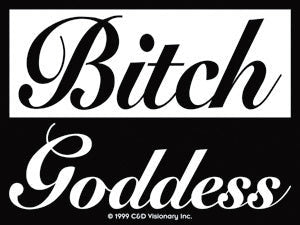 Bitch Goddess Sticker Decal - 4x3 Inch - Funny Vinyl Decal Sticker Craft Supply