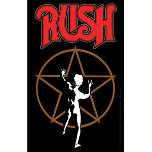 RUSH Starman Album Sticker Decal - 3.5x5.5 Inch - Geddy Lee Canadian Rock Band Vinyl Decal Sticker Craft Supply