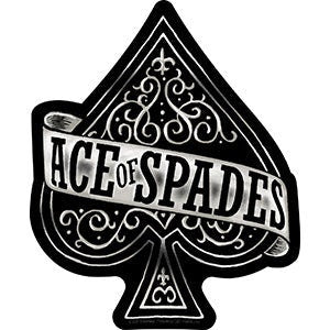 MOTORHEAD B&W Ace of Spades Sticker Decal - 4.3x5.2 Inch - Song Lemmy English Rock Band Vinyl Decal Sticker Craft Supply