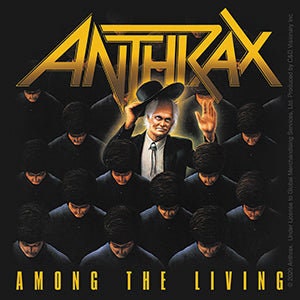 ANTHRAX Among the Living Sticker Decal - 4x4 Inch - Song American Heavy Metal Band Vinyl Decal Sticker Craft Supply
