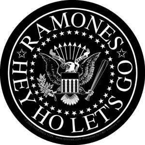 RAMONES Black Eagle Sticker Decal - 4 Inch - Joey Ramone Johnny American Punk Rock Band Vinyl Decal Sticker Craft Supply