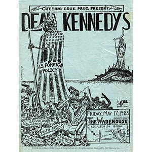 DEAD KENNEDYS Concert Poster Sticker Decal - 3.75x5 Inch - Jello Biafra American Punk Rock Band Vinyl Decal Sticker Craft Supply